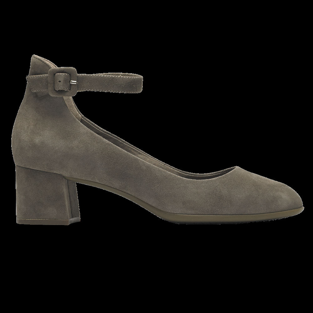 Rockport Womens Heels Grey - Total Motion Novalie Ankle-Strap - UK 063-LXJEZH